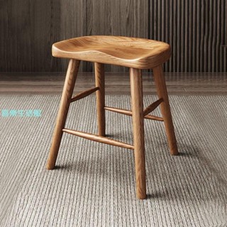 【喜樂生活館】北歐實木餐椅酒吧椅奶茶店美容梳妝凳換鞋凳子家用高腳凳吧臺椅子