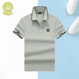 25夏季新款衣服短袖POLO衫 凡賽斯男士翻領短袖polo衫 上衣男 絲光棉休閒翻領polo衫 男士商務polo衫08