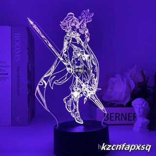 【桃園發貨】臺灣熱銷🔅DIY元神雷電將軍鍾離刻晴魈手辦電腦桌麵擺件床頭小夜燈送男朋友禮物 ZKBR