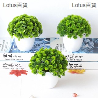 熱賣🎈仿真植物盆景 桌面人造花 植物擺件花球草球盆栽家居裝飾擺件🎄森活館🎄