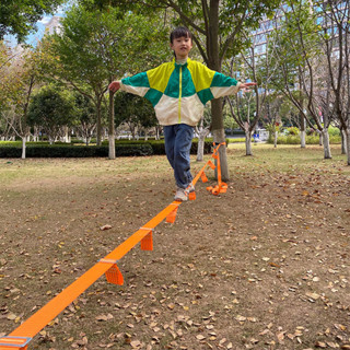 臺中出貨 幼兒園兒童體能平衡訓練器材走扁帶戶外拓展運動體能鍛煉玩具走繩31
