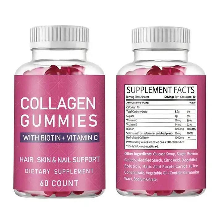 🍭collagen gummies with biotin vitaminc
