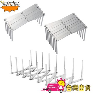 【限時特賣】不鏽鋼廚房多功能碗碟置物架可伸縮收納架蒸架可調整瀝水架碗盤架