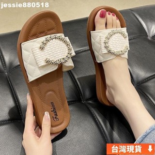 Miss推薦✈夏秋季拖鞋時尚海邊沙灘外穿拖鞋女軟底防滑外穿室內拖鞋3