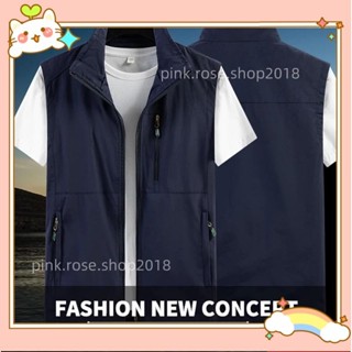 桃園出貨+可開發票【五色入】M-7XL男生外套 馬甲外套男 背心外套 立領馬甲 工裝外套 釣魚馬甲 大尺碼馬甲 運動馬甲