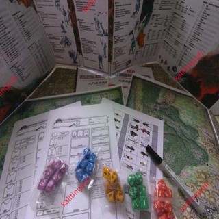 廠商爆促＃ TRPG龍與地下城 -新手包-入門套裝 全套便宜 TRPG遊戲 桌遊角色扮演 團建劇本 龍與地下城桌遊新手包