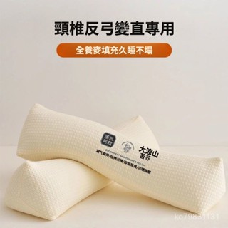 💥臺灣出貨💥 全蕎麥三角頸椎枕芯反弓牽引枕頭按摩枕頭防落枕枕芯一對裝夏涼枕