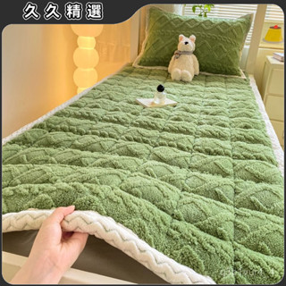 🔥臺灣熱賣🔥牛奶絨床墊學生宿捨單雙人褥子冬季加厚家用可機洗塔芙絨床褥子