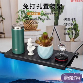 ✨新品特賣✨機頂盒置物架有綫電視機顯示屏收納架子顯示器螢幕收納支架 53TGMM0414