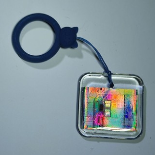 臺灣發貨#CPU晶圓鑰匙扣 處理器 記憶體晶片滴膠擺飾 intel amd研究教學414