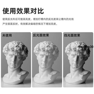 拍照裝備🎀 【DIY靈活】攝影加厚版反光布靜物攝影棚柔光箱荔枝紋顆粒柔光布DIY拍照布