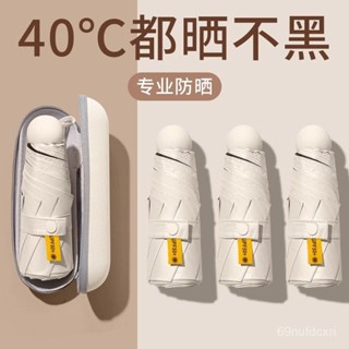 🔥小確幸👉雨傘迷你膠囊 防曬 防紫外線 遮陽太陽傘 折疊黑膠 晴雨傘兩用
