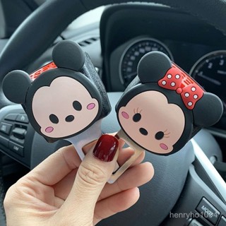 🌸臺灣下殺價🌸 汽車安全帶鎖扣安全帶揷片車內扣頭可愛卡通固定一對安全插帶卡扣 OM6Z
