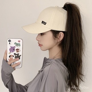 【經濟實惠】🔥【店鋪熱銷】可紮馬尾棒球帽女夏季防曬遮陽帽太陽帽子新款防紫外綫空頂鴨舌帽款式多樣🎈 JCNE