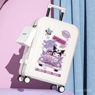 「梵客精品」女孩卡通行李箱萬嚮輪高顔值旅行箱結實耐用登機箱密碼箱子庫洛米 出行旅途收納包 旅行收納包