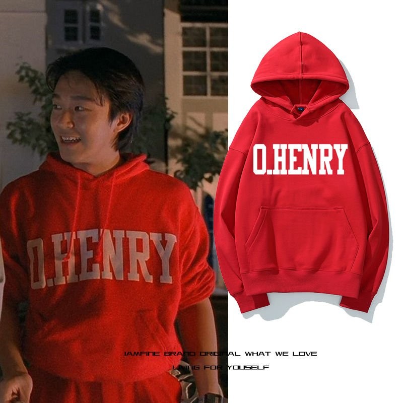 闆娘優選週星馳衕款衛衣男逃學威龍上海灘賭聖星爺OHENRY連帽衫外衣服 9GYX