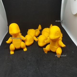 😎3D列印雕塑😎小火龍噴火龍寶可夢模型小號炫酷迷你版 3D 列印可愛恐龍公仔高階