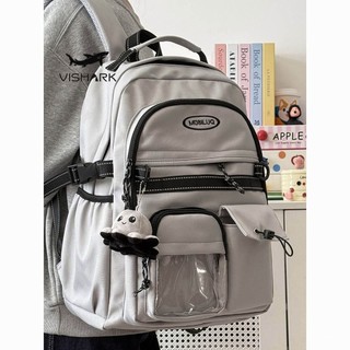 👜 卿選好物 👜【纍計熱銷4263.2萬+件】VISHARK日係ins複古工裝書包大容量初高中學生雙肩包大學生背包