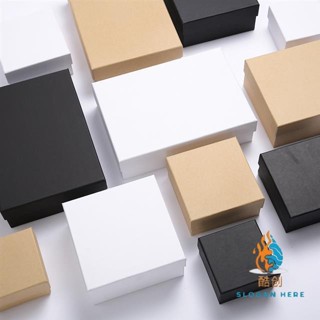 客製化 【全場】【包裝盒】 牛皮紙盒 天地蓋包裝盒 定製正長方形禮品盒 白色高檔禮盒 硬紙盒 定做