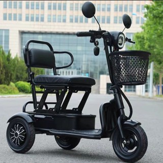 ** 訂金*熱賣新款輕便代步車三輪小型車家用親子可折疊便攜電瓶車代步車