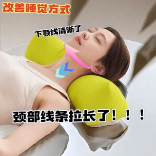 🔥臺灣出貨/免運🔥三角頸椎枕頭成人護頸椎助睡眠反弓變直專用全蕎麥硬單人脖枕