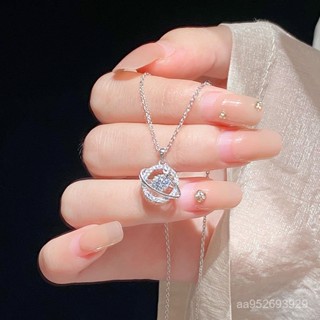 💎金福源珠寶💎S925鍍銀守護之心項鏈女輕奢小眾ins高階感吊墜鎖骨鏈送女友禮物純銀吊墜純銀項鍊 純銀串珠 銀飾 銀