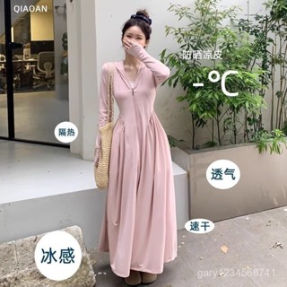 臺灣暢銷🌼美式防曬衣女全身輕薄夏季透氣修身2025新款紫外綫超長冰絲外套潮