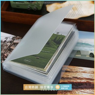 臺灣爆款💖卡冊 卡套 收納冊 活頁本 追星必備 理想 ins小卡片明信片便簽紙手賬貼紙收納冊a6大容量相簿插頁式
