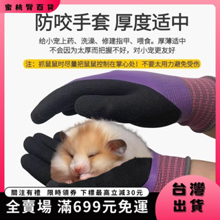 🍑蜜桃臀🍑【臺灣出貨&免運】防咬手套 防咬手套防狗咬防貓抓訓狗訓犬寵物訓練牛皮加厚防撕洗澡洗貓防咬 PTKG
