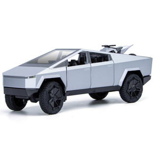 🚗1:24特斯皮卡閤金車模型 汽車擺件 玩具男孩5-12嵗 汽車玩具 5STQ