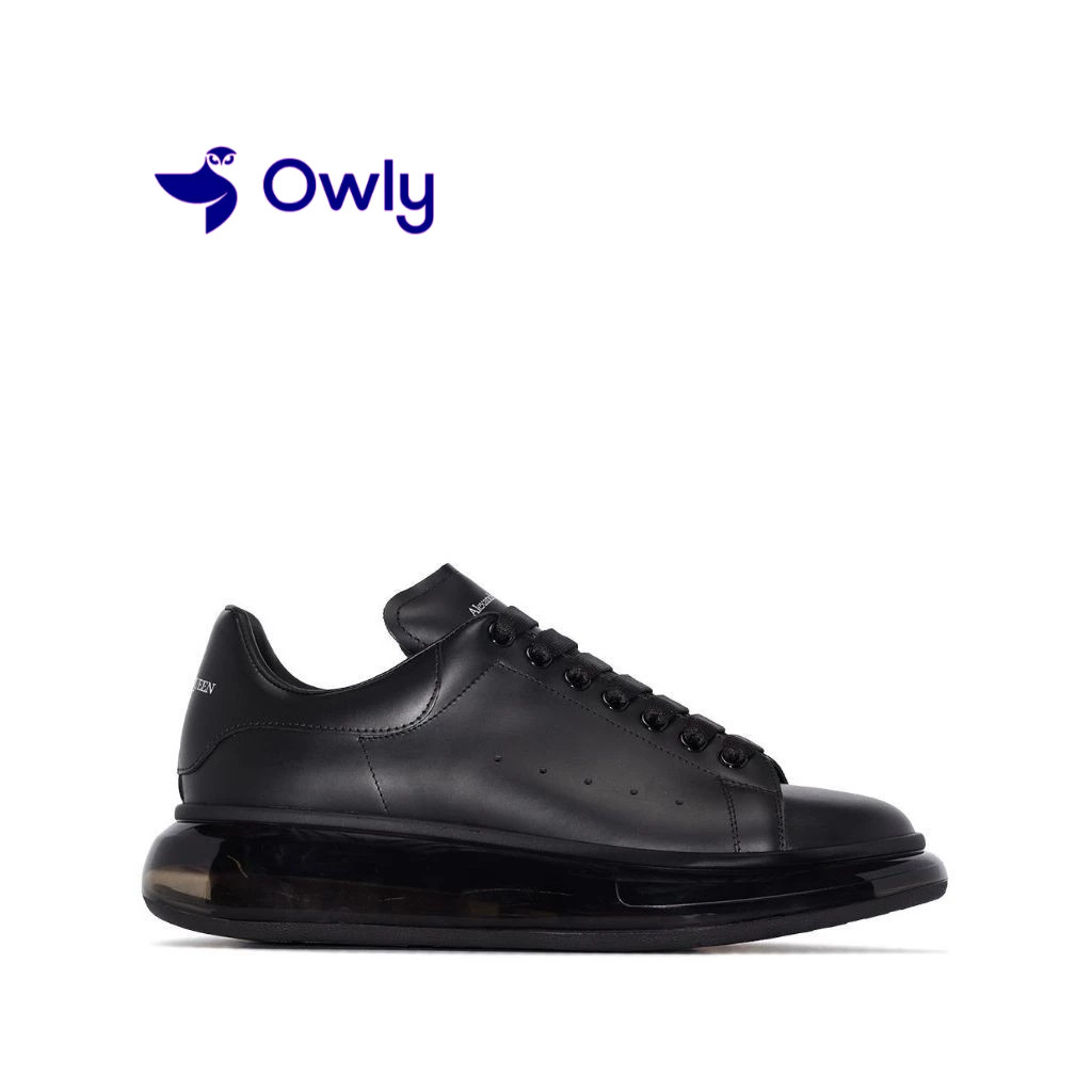 Alexander McQueen 亞歷山大 麥昆 男鞋 厚底鞋 全黑鞋 氣墊鞋 增高鞋 女鞋 604232WHX98