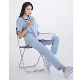 廠家直銷 韓版男女刷手服洗手衣護理師制服醫美診所外科醫院門診工作服牙醫中醫制服醫護服醫生服手術服藥房口腔牙科眼科醫院16