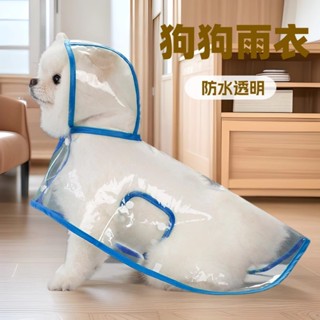 愛寵實用好物分享🐾🐾中小犬狗狗雨衣泰迪新款透明塑膠時尚寵物雨披雨天寵物用品多樣寵物衣服