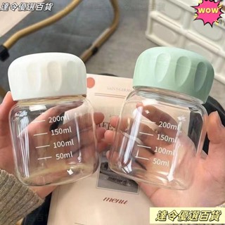 ✨桃園熱銷✨迷你小水杯玻璃小奶杯女咖啡牛奶杯便攜外帶高顔值胖胖杯可愛杯子