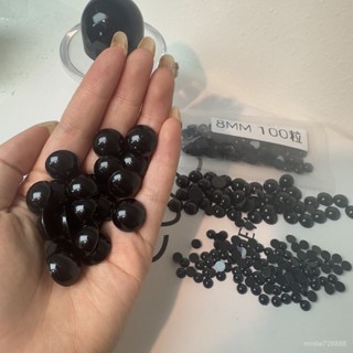 🎄限時搶購🎄【1萬迴頭客】毛絨玩具眼睛玩偶眼睛眼珠黑色平底眼睛diy手工公仔毛綫眼睛配件