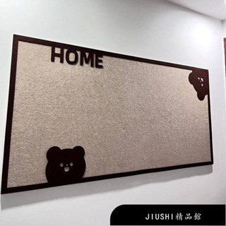 【精品館】ins毛氈照片牆軟木板牆貼告示板主題牆自粘背景牆臥室玄關留言板