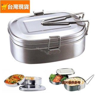 【臺灣熱賣】經典雙層不銹鋼飯盒方形加厚學生便當盒 密封餐盒實用午餐盒💌促銷💌