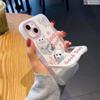支架手機殼iPhone 蘋果手機殼 卡通可愛貓咪蘋果16/15軟14/13promax12/11手機殼xs隱形支架xr女