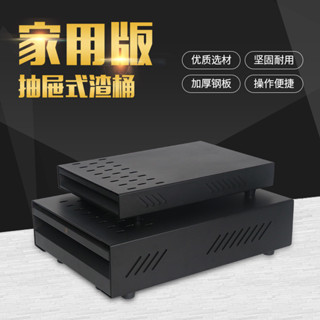 🔥損壞包賠 免運🔥抽屜式咖啡機敲渣盒 加厚不銹鋼大容量咖啡粉渣桶敲渣盒