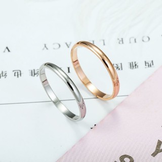 臺灣現貨 金色戒指女日韓潮人鈦鋼鍍玫瑰金小指食指環簡約學生情侶極細關節尾戒