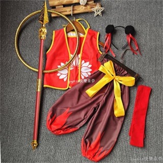 ⭐六一快樂⭐哪吒魔童降世衕款衣服兒童角色扮演cos錶演服裝攝影服裝哪吒道具g