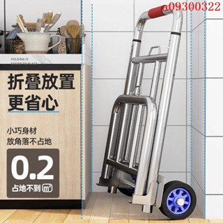 【高承重】德國品質 家用小拖車 摺疊 便攜 手拉車 摺疊 便攜 拉桿小推車 行李 拉桿車