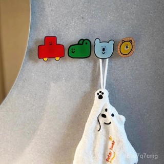 🌈臺灣出貨 🌈掛鈎 卡通可愛免打孔掛鈎強力粘膠墻壁承重無痕洗手間廚房掛毛巾擦手巾