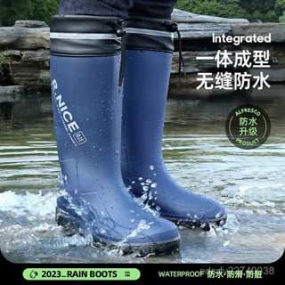 【桃園出貨】🚛大碼防砸膠鞋 防穿刺鋼頭鋼底雨鞋 男高筒雨靴 中筒水鞋 水靴 防滑膠鞋 加厚防釘雨鞋 防砸工地鞋防水鞋