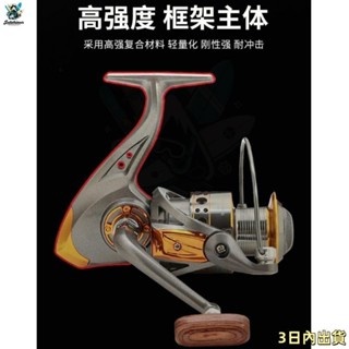 🔥釣具精品 釣德來13軸捲線器全金屬線杯左右手互換1000-7000型漁線輪紡車輪漁輪捲線器釣魚路亞直柄竿適用