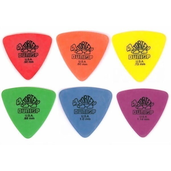 Dunlop Pick 小烏龜 Tortex Triangle 大三角 431R 吉他 貝斯 撥片 匹克【他，在旅行】