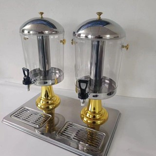 【限時熱銷】不銹鋼果汁奶茶咖啡自助餐飲料透明飲料機龍頭香油冷飲商用帶桶