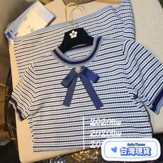 🎶小鈴音🌷新品🌷a字裙/小禮服/僊女/長洋/裙子/無袖/女裝/法式洋裝禮服/V領/夏季甜美小香風蝴蝶結條紋連衣裙女
