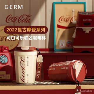聚寶隆百貨🔜Germ/格沵 390ML 可口可樂聯名咖啡杯 316不銹鋼保溫杯 高顔值隨行杯 高品質水杯 戶外便攜水杯