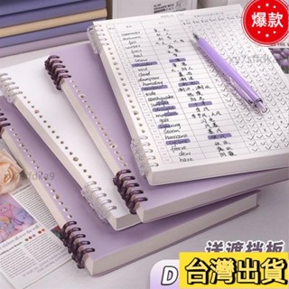 臺灣熱銷 單詞活頁本 單詞記憶本 便簽本 加厚英文單字本 艾賓浩斯記憶曲綫背單詞本 考研英語四級記憶本 英語單詞本 桃桃